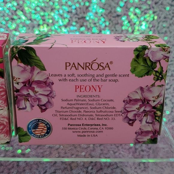 Bar Soap Panrosa Gift Pack 4 Scents Made In USA Essential Oil & Fruit Essence - Picture 10 of 13